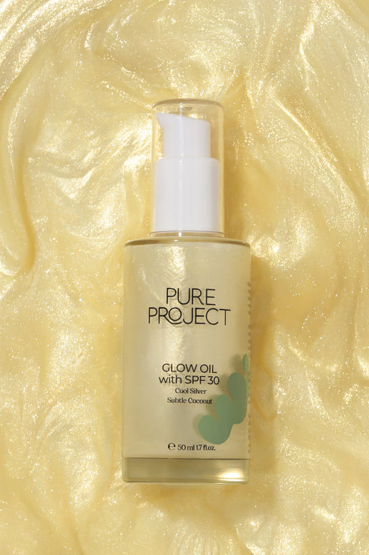 Glow Oil SPF 30 – Cool Silver Shimmer - Parlaklık, Nem ve SPF Etkisi – 50ml