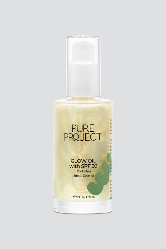 Glow Oil SPF 30 – Cool Silver Shimmer - Parlaklık, Nem ve SPF Etkisi – 50ml