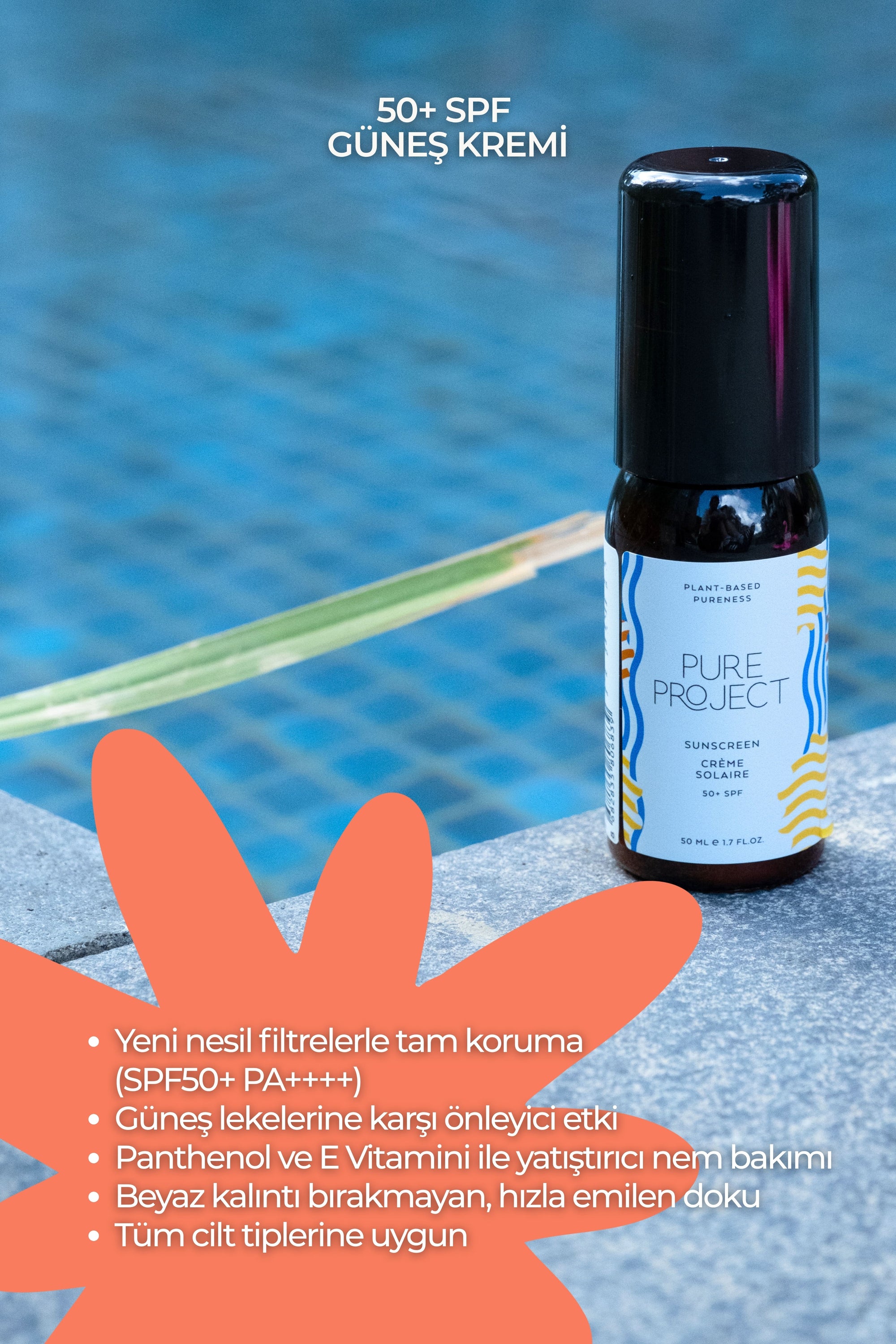 Güneş Kremi SPF 50 – Aydınlatıcı, Nemlendirici ve Yüksek Koruma -50ml
